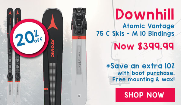 Save 20% off Atomic Vantage 75C Skis