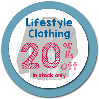 Lifestyle Clothing 20% off