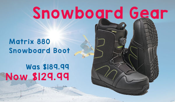 Matrix 880 Snowbord boot Now $129.99