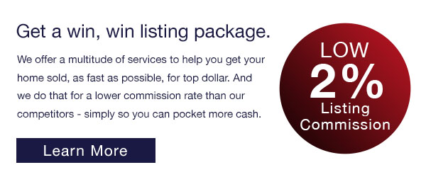 We give you more services for a lower commission.