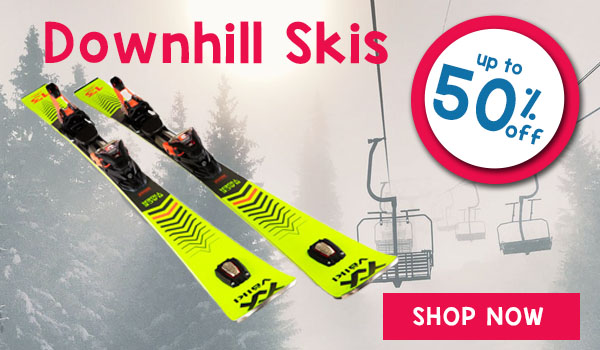 Downhill skis up to 50% off